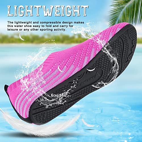 Image of ANLUKE Womens Mens Water Shoes Barefoot Quick-Dry Aqua Socks for Beach Swim Surf Water Sport
