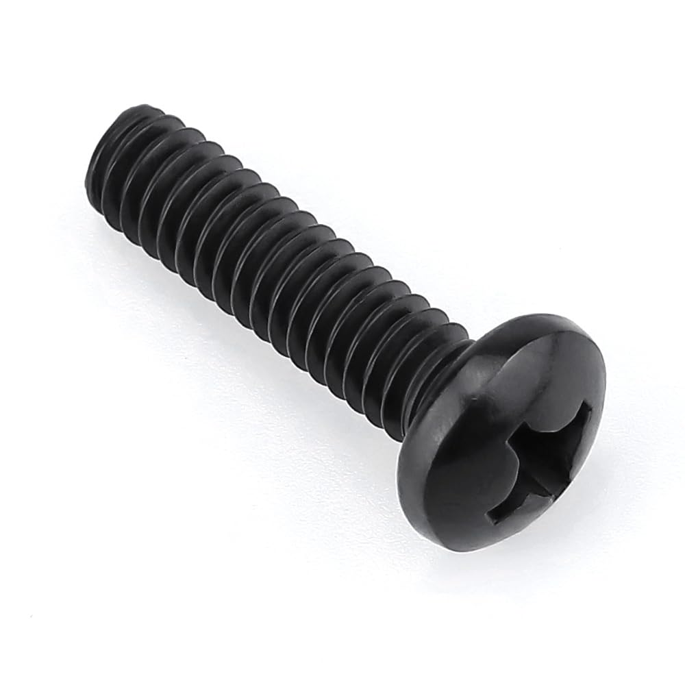 Glvaner M4-0.7 X 30mm Length (50 Sets) Pan Washer Head Phillips Drive Machine Screws With M4-0.7 Hex Nuts And Flat Washers Hardware Assortment Stainless Steel 304 (18-8