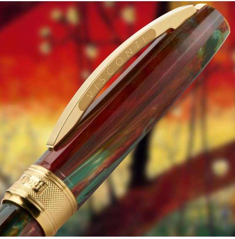VISCONTI / ビスコンティ万年筆 ヴァンゴッホ 梅園レッド F Amazon | ビスコンティ VISCONTI 万年筆 ヴァンゴッホ 梅園