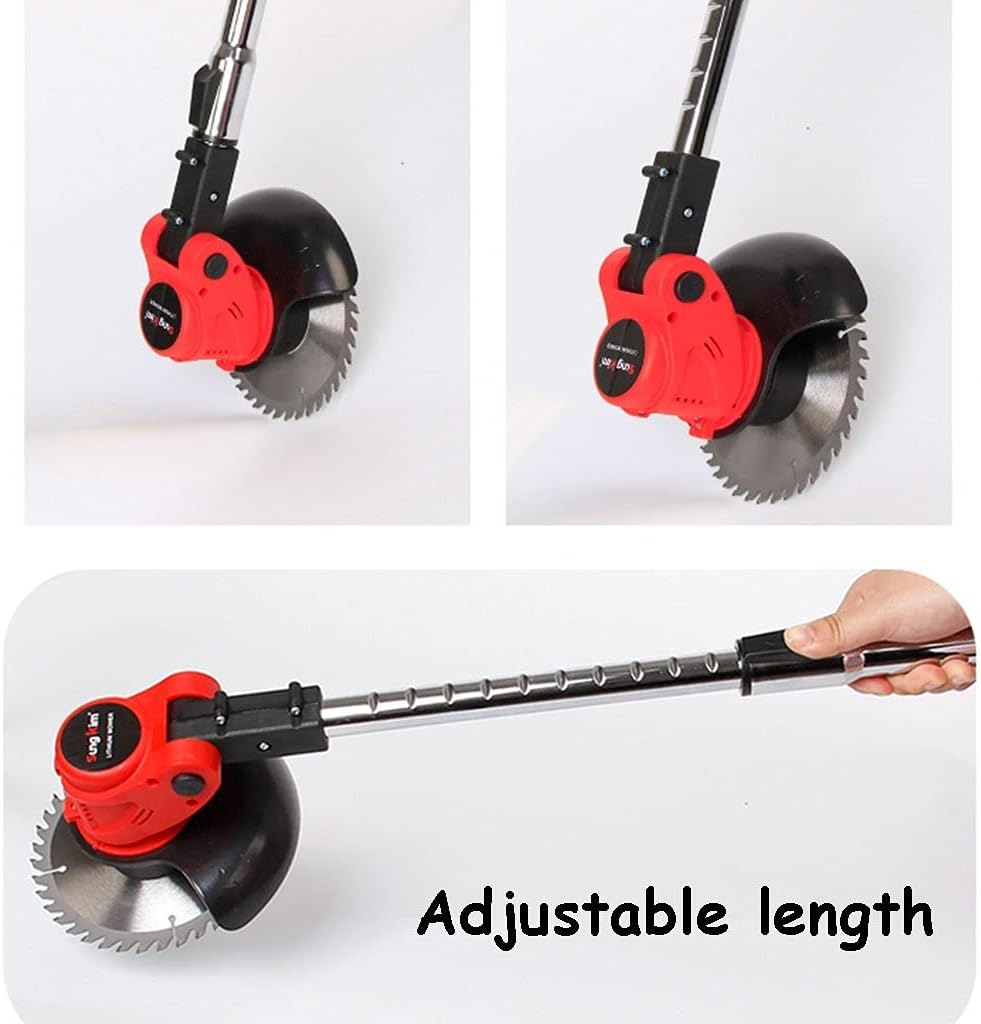 review Lawn Mowers & Tractors Household Lawn Mower New Metal Material Handheld Lawn Mower Small Electric Lawn Mower Lightweight And Convenient Household Lawn Mower ( Color : Battery1 , Size : 4.0 Ah )