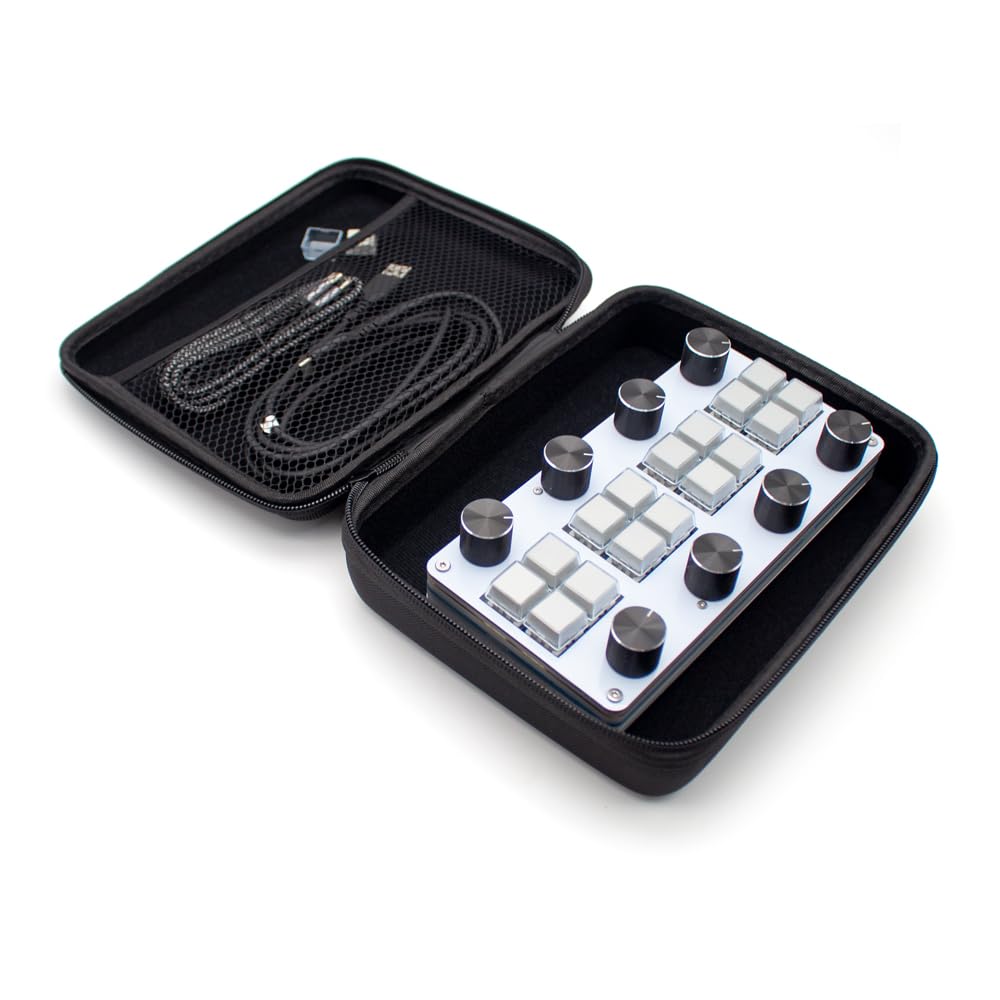 Toplionace Controller MIDI CC USB-C con 8 Interruttori e 8 Manopole di Smorzamento per Software Daw - Nessun Driver Richiesto