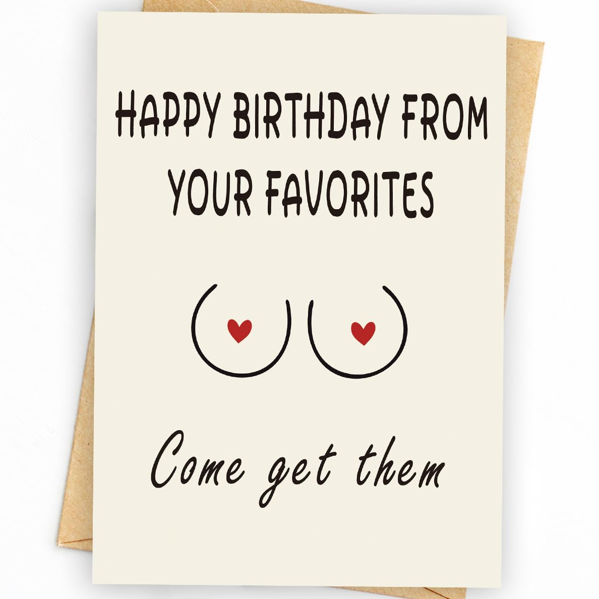 WowBefun Naughty Birthday Card for Men, Husband, Boyfriend, and Him | Happy Birthday Gifts & Decorations for Men — image 1