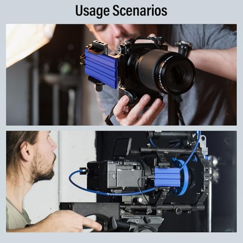 Sirui SSD Mount Bracket, SSD Holder with Cold Shoe and USB-C Cable Clamp for Samsung T7 T5, for SanDisk, Compatible with Camera Cage for BMPCC 4K 6K, for Z Cam E2, for Sigma fp, AM-ST9 - image 7