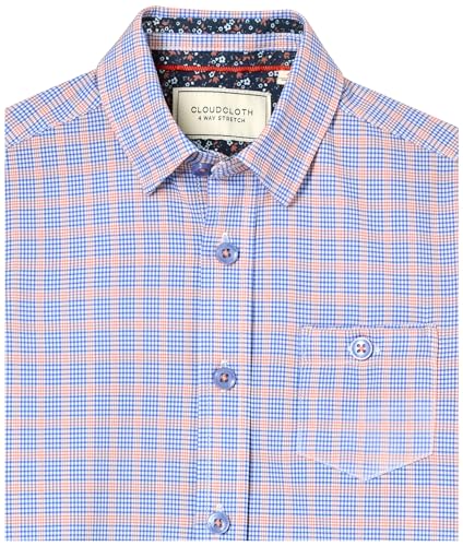Isaac Mizrahi Boys' 4 Way Stretch Check Button Down Shirt3