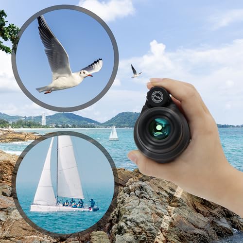 Tydeux Telescópio monocular 8 x 42 – Prisma K9 à prova d'água para viagens, vida selvagem, observaç