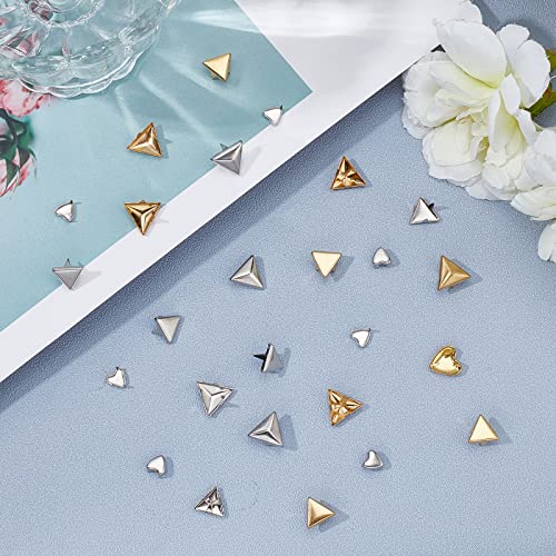WADORN 120pcs Metal Studs Rivets - Image 2