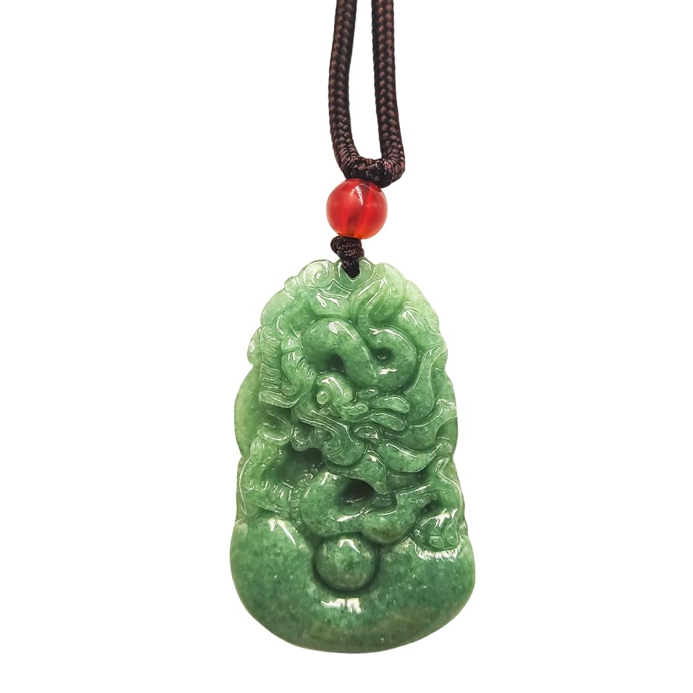 Chinese Zodiac Jadeite Necklace, Fine Jadeite Grade A Gemstone Twelve Zodiac Signs Made by Zodiac Animals Necklace Pendant Amulet