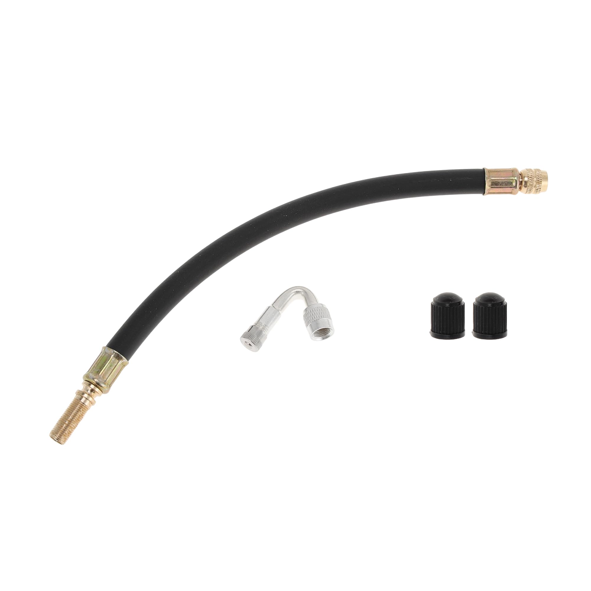 Motoforti 1set 45 Degree Copper Tire Valve Extension with Durable Plastic 250mm Tyre Valve Inflation Adapter for Car Motorcycle RV Truck Bike