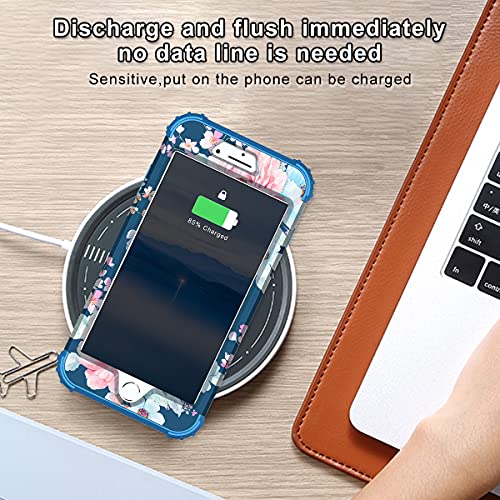 Rancase For Iphone 8 Case,Iphone 7 Case,Three Layer Heavy Duty Shockproof Protection Hard Plastic Bumper +Soft Silicone Rubber Protective Case For Apple Iphone 8/7,Flower #TOP5