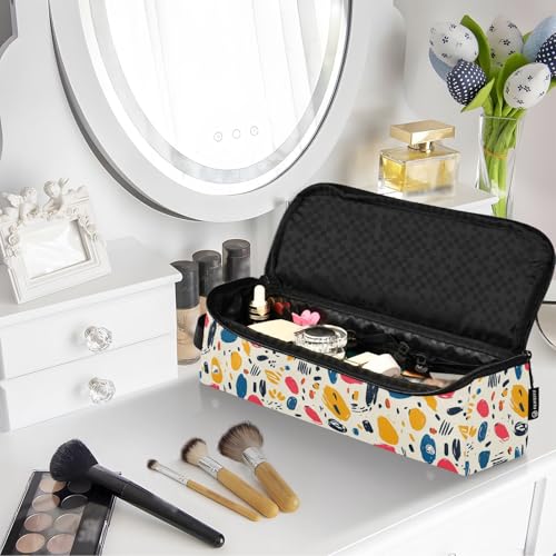Bolso organizador de viaje resistente al calor para herramientas de cabello Matisse Shapes Marble miniatura 7