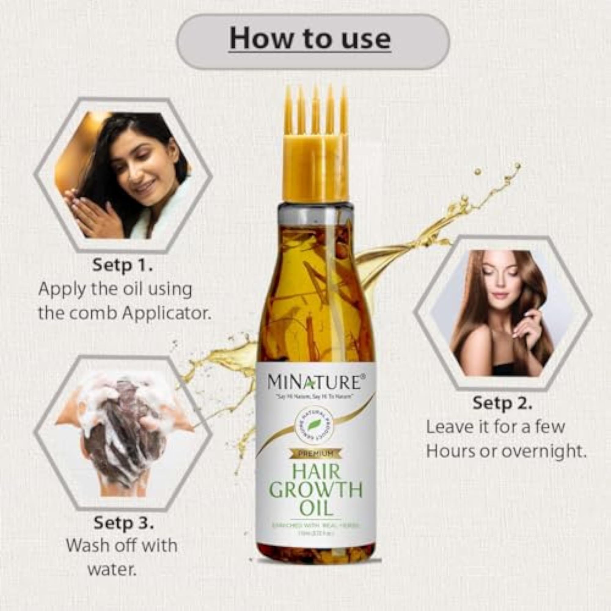 Mi Nature Herbal Hair Oil Combo, Enriched with Traditional Herbs