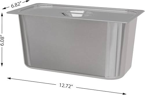 Miniatura 5 de KoolMore Comercial Bain Marie - Calentador de alimentos para encimera, estación de sopa y servidor de mesa de bufé con tres secciones de servir,