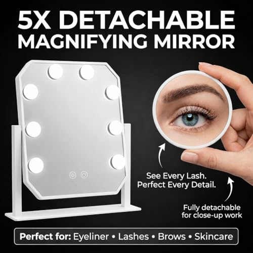 LED Vanity Mirror with Bluetooth