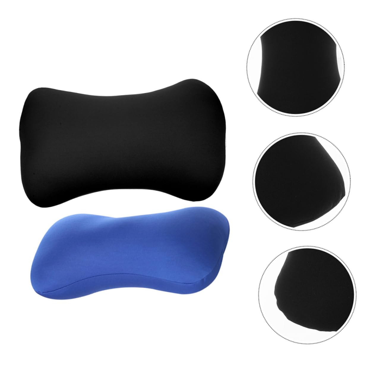 BESPORTBLE 4piezas Almohada De Viaje Ergonómica para Cuello Almohada Portátil para Dormir Oficina Coche o Camping