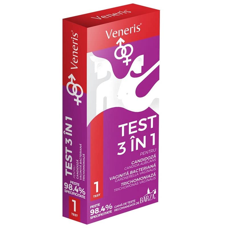 Test delle urine 3 in 1 Candida Albicans/Gardnerella Vaginalis/Trichomonas Vaginalis Veneris Unisex