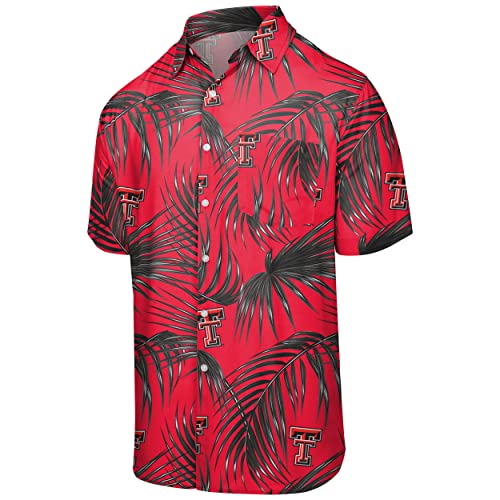 Chemise hawaïenne NCAA FOCO fleurie et colorée en taille XL avec fermeture boutonnée
