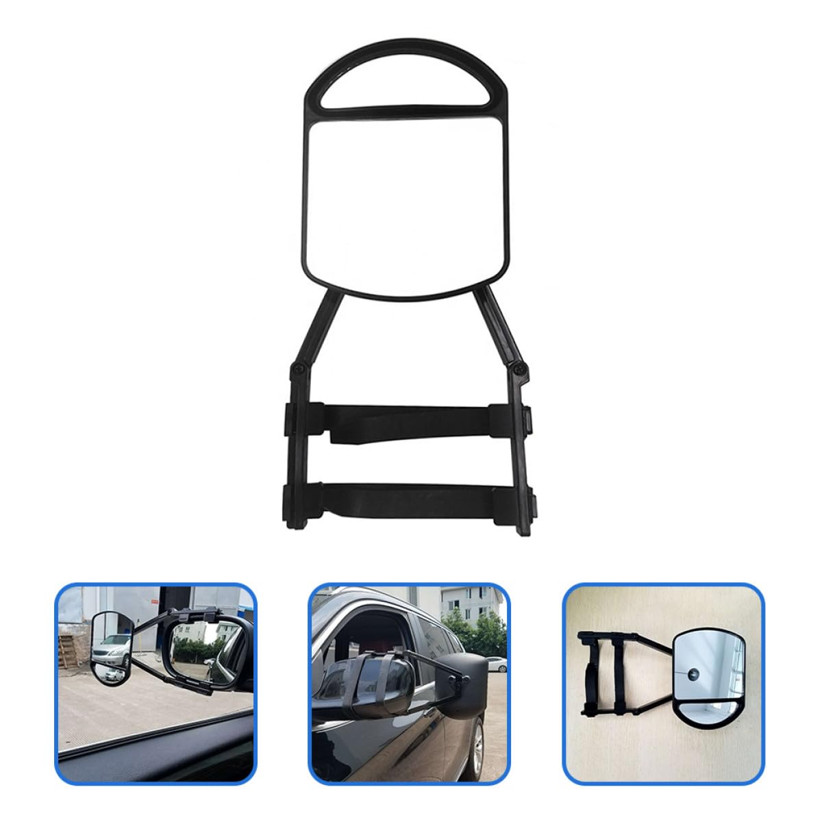 Extensión de Espejo Ajustable para Remolques y Camiones Espejo Lateral Ampliado para Remolque de Coche Accesorio para Retrovisor de Vehículo Resistente y Antivibración Uso en