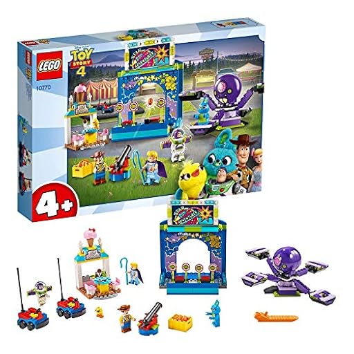 LEGO 4+ Toy Story 4 - Buzz y Woody: Locos por la Feria, Set de Construcción con Atracciones de Juguete, Incluye Minifiguras (10770) | Ya disponible en tu tienda friki favorita! En mundofriki.es!