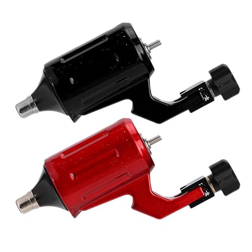 Miniatura 8 de Máquina de tatuaje con motor de accionamiento directo, máquina de tatuaje rotativa de revestimiento de aleación de aluminio con interfaz RCA,