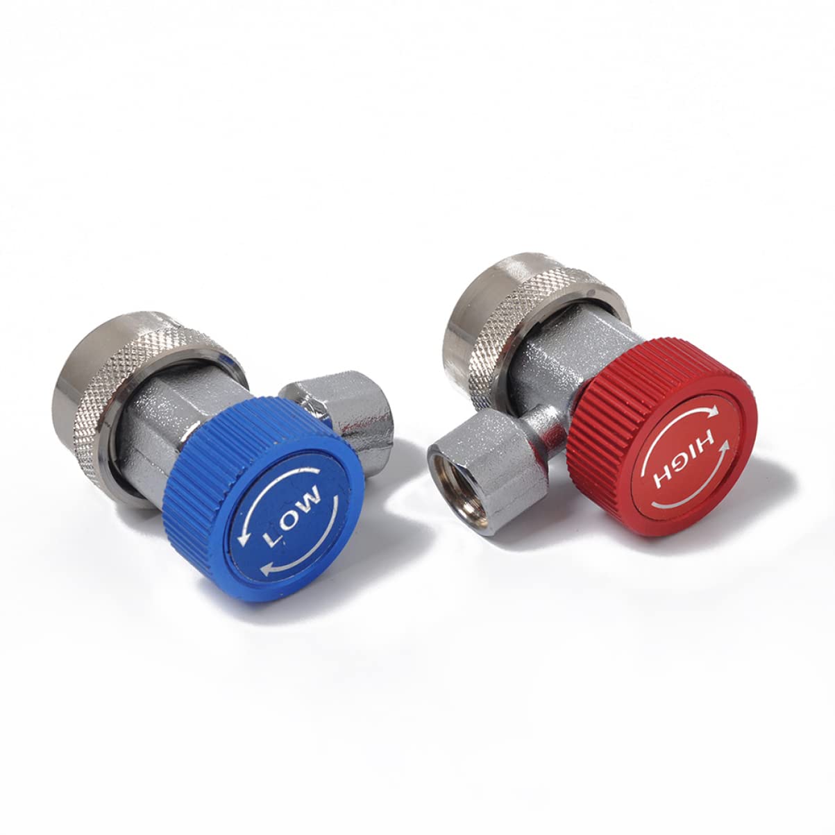 Zerodeko 134a Coupler Adapter Pressure Connector for Systems Adjustable Core Puller Easy Disconnect Protects Against Loss
