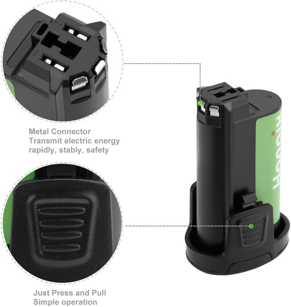 2Pack 3500mAh 8100 Battery Replace for Dremel 8V Battery B808-01 85-0352, 2607336715, 2.615.080.8JA, F0138100JB,Fit for Dremel 8V Cordless Multi Tools