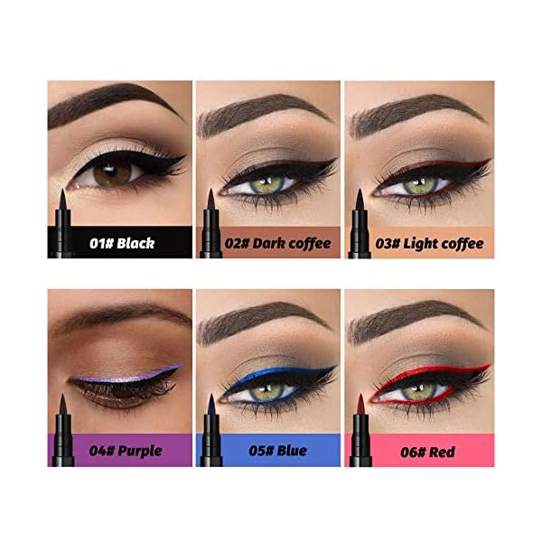 Ownest-12-Colors-Liquid-Eyeliner-SetMatte-Liquid-Eyeliner-Colorful-Eye-Liner-Pen-Neon-Eyeliner-MakeupWaterproof-Smudge-Proof-Smooth-Eyeliner-Pen Ownest 12 Colors Liquid Eyeliner Set, Matte Liquid Eyeliner Colorful Eye Liner Pen Neon Eyeliner Makeup,Waterproof Smudge-Proof Smooth Eyeliner Pen