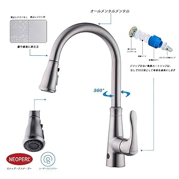 ワンホール水栓　タッチレスセンサー付き　キッチン　流し LIXIL INAX キッチン用タッチレス水栓 RSF-672A (水栓金具) 価格