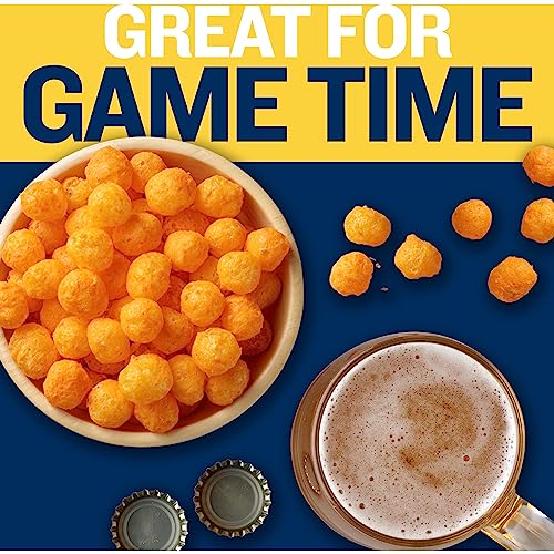 Image of PLANTERS Blue Original Cheez Balls Cheese Flavored Snacks, 2.75 oz Canister (Pack of 6)