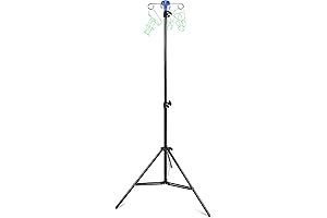 Foldable & Portable IV Bag Pole Stand for Home Care