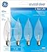 GE Decorative Light Bulbs, 60 Watt, Clear Finish, Candelabra Base (16 Pack)