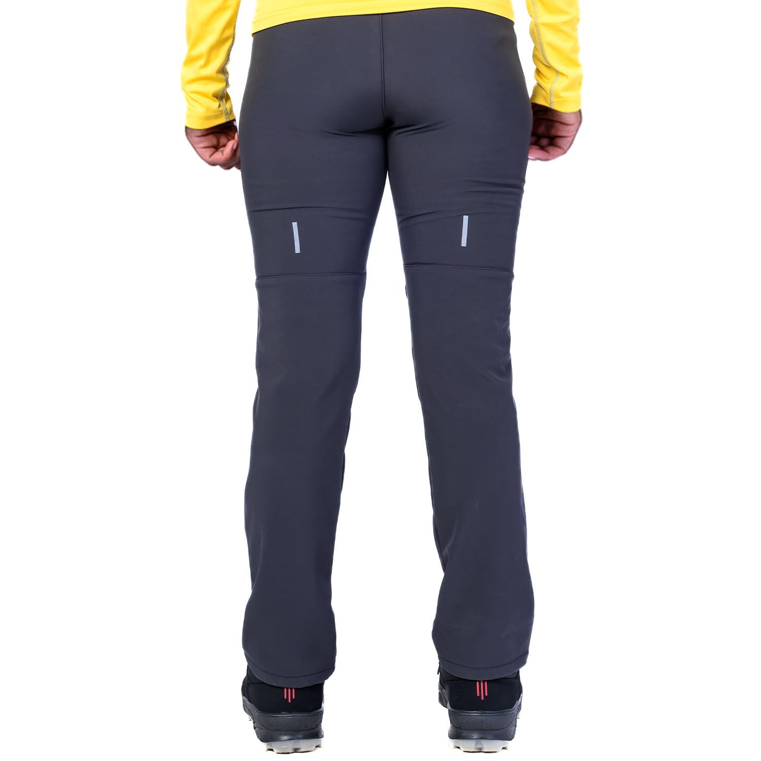 GOKYO Makalu Cold Weather Trekking & Travel Pants – Women | Soft-Shell Thermal Fleece-Lined Hiking Pants for Winter | Warm, Comfortable, and Flexible for Outdoor Adventures -Black-42 4