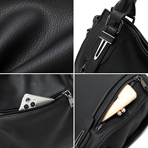 Image of lapsting Hobo Bags for Women Handbags Purse Ladies Boho Shoulder Bag Crossbody Purses Faux Leather