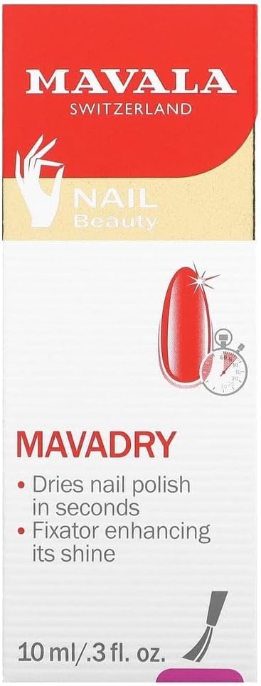 Mavala Mavadry Manicure Fast Drying Finish Enhances Color for Nail, 0.3 Ounce