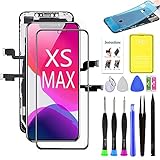 for iPhone Xs Max Screen Replacement,3D Touch LCD Display Assembly,Compatible with iPhone Xs Max Screen Replacement 6.5 inch (Model A1921, A2101, A2102, A2103, A2104) with Repair Tools