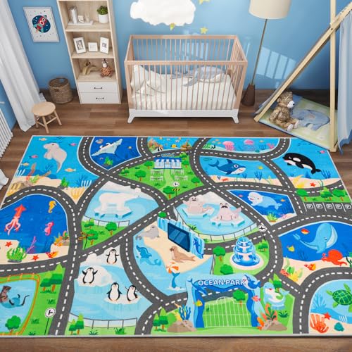 Car Rugs for Kids Toy Cars,59