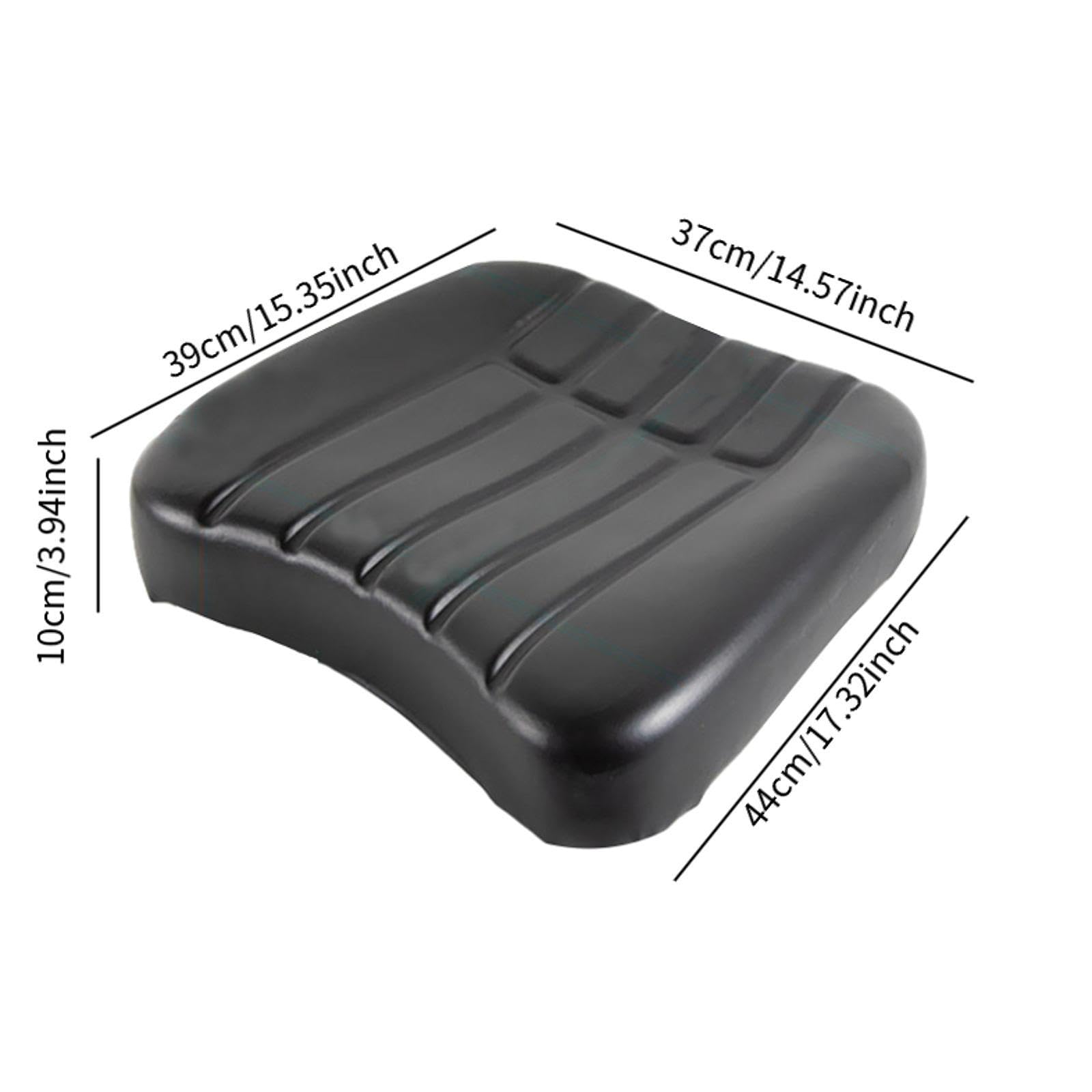 Sharplace Cuscino Universale per Sedile del Carrello elevatore, Sedile del Caricatore, Facile da installare, Comodo Sedile del Trattore, 44x37 Cm