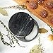 RSVP International Dual Compartment Box | Chic & Modern Herb Container | 10 Ounces Total | Swivel Top Protects Salts | Beautiful, Solid Marble, 5
