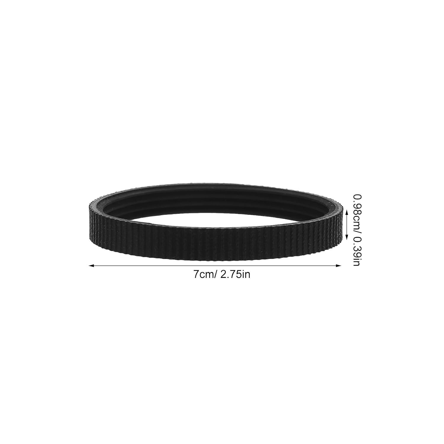 Replacement Rubber Drive Belt 218mm Planer Machine for 4pcs with Efficient Drive System and Versatile Compatibility, Black Textured Belt for Woodworking Planer Accessories