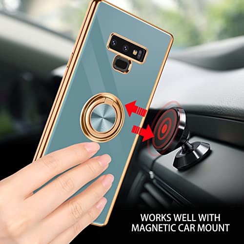 Coque Samsung Galaxy Note 9 protège écran et objectif fine souple avec anneau