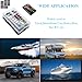 Aixiparts 12 Way 12-24V Fuse Box with LED Warning Indicator, 12 Circuits, Negative Bus Fuse Blocks for Car Marine RV Truck DC, Plastic, Chassis Mount