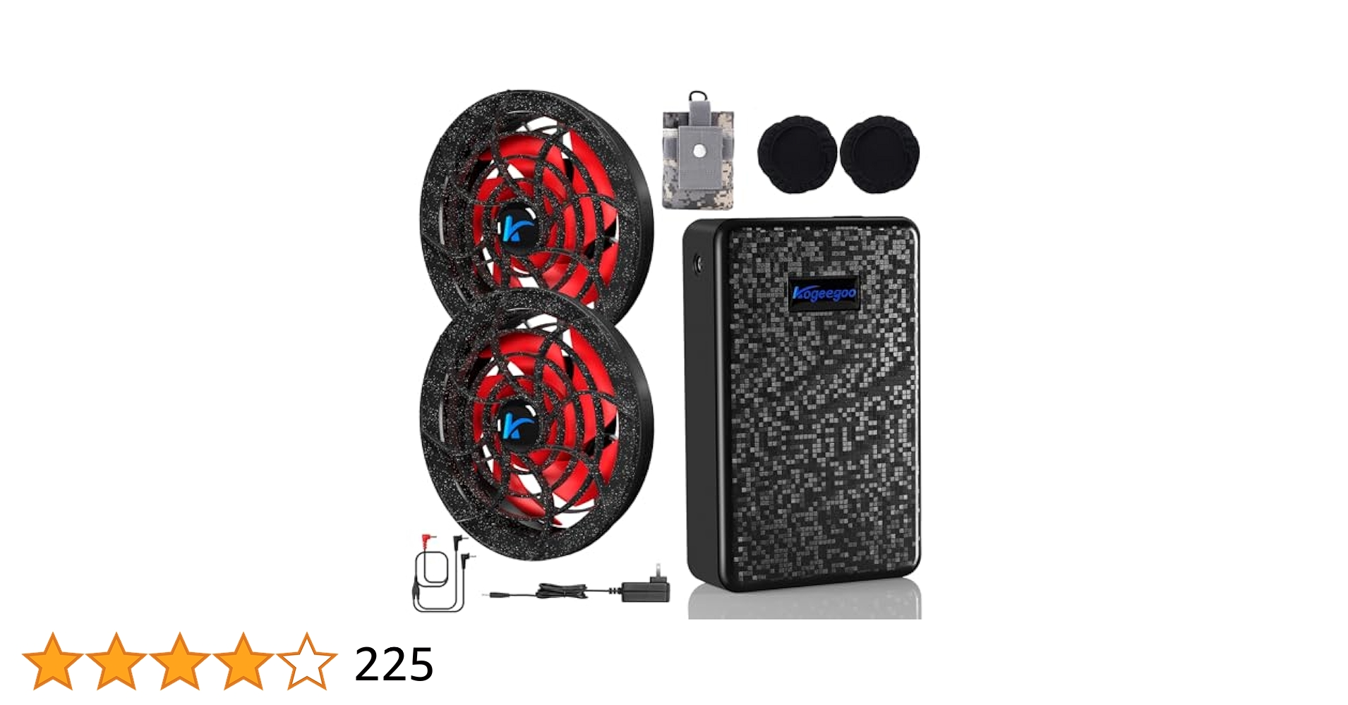 Kogeegoo 32V 30000mAh 空調服 ファン バッテリーセット m75013625453_1.jpg?1753892114