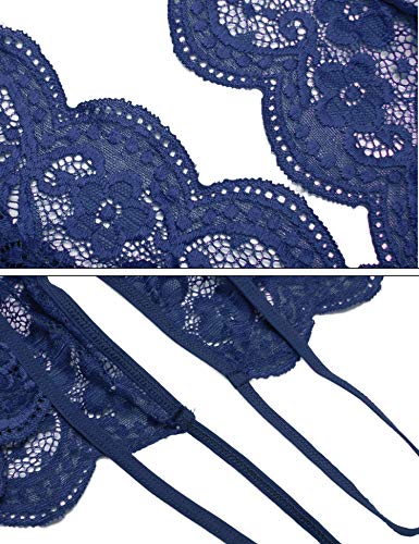 Image of Ababoon Women One Piece Lingerie Lace Sexy Baby Dolls Teddy Sleepwear
