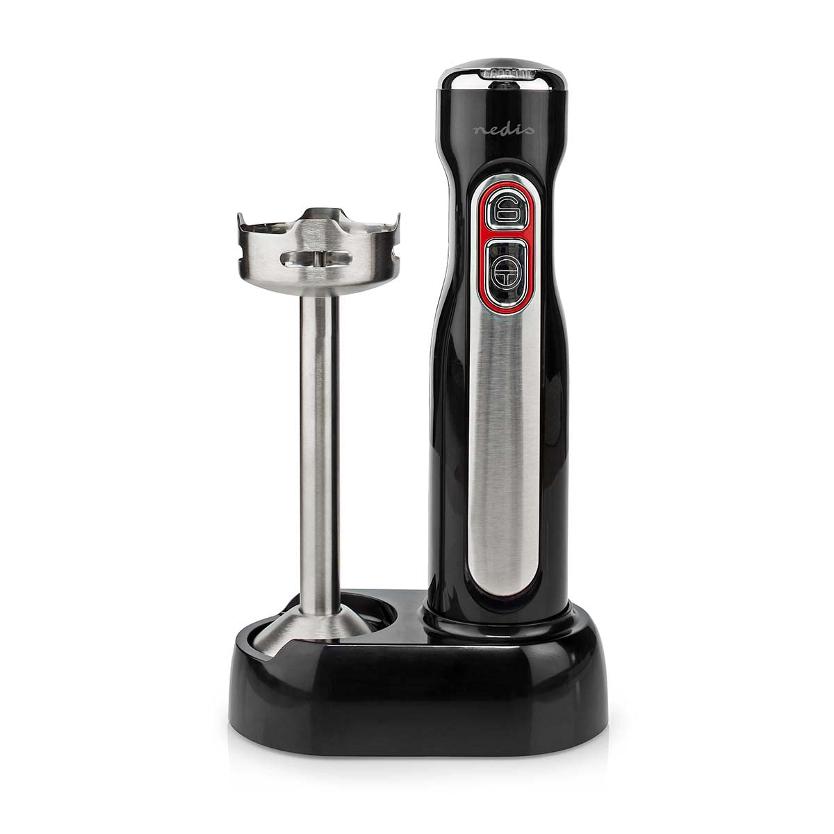 Blender ręczny – 100 W – regulacja prędkości: 1 poziom prędkości – czarny/srebrny