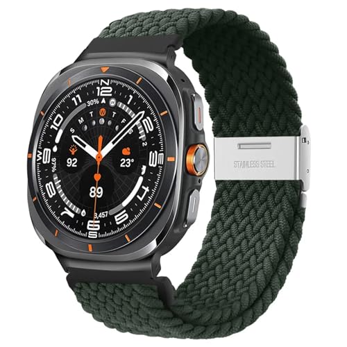 Bracelet tressé Galaxy Watch Ultra 47mm élastique pour le sport et le quotidien