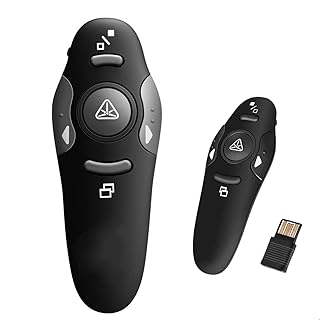 Caneta Controle Apresentador Multimídia Passador Slides Aula Palestra Congresso Power Point Controle Remoto Sem Fio Red Laser Pointer