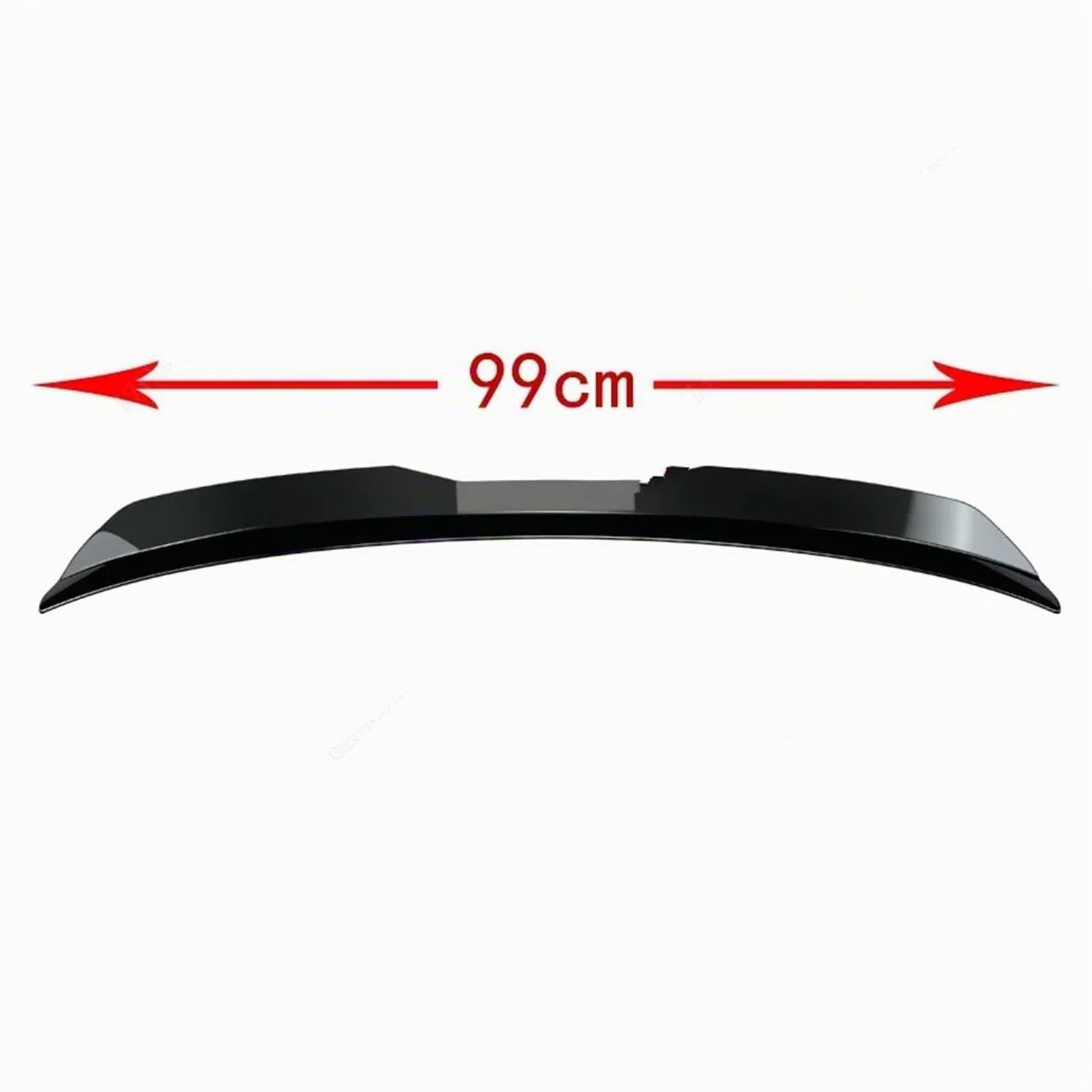 Spoiler Arrière Aileron De Toit Arrière en ABS Noir Brillant pour Megane 4 IV GT Sport Tourer (2016-2022) - Kit Carrosserie Tuning Aileron Voiture(Noir Mat)