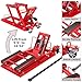 BIG RED 1500 lb Hydraulic Motorcycle Lift Jack: Powersports Lift Jack Stand Table for ATV, Dirt Bike, UTV and Snowmobile