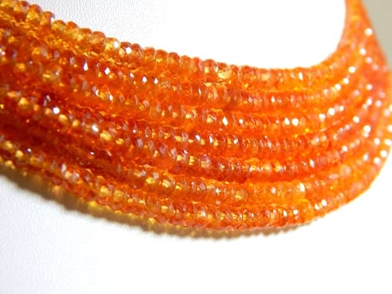 Pierre de soleil naturelle perles de lithothérapie pour bracelet bien-être fait main