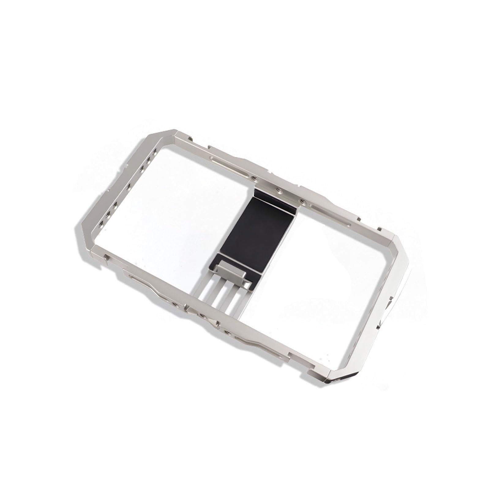 Generic Kit Universal de Plataforma de Video para Teléfono Inteligente de Aluminio de Liberación Rápida con Asas Dobles de Expansión Profesional para Filmación con Múltiples Accesorios para