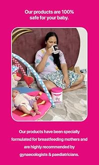 Mamalife Lacta Fit Protein Powder Shake for Feeding Mothers. Postpartum Weight Loss, Better Lactation, Less Body Pain. Whey & Plant Protein Blend. Serving Size 25g. Total 500g per unit. Pack of 1.